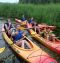 Obóz kajakowy dla młodzieży na Mazurach